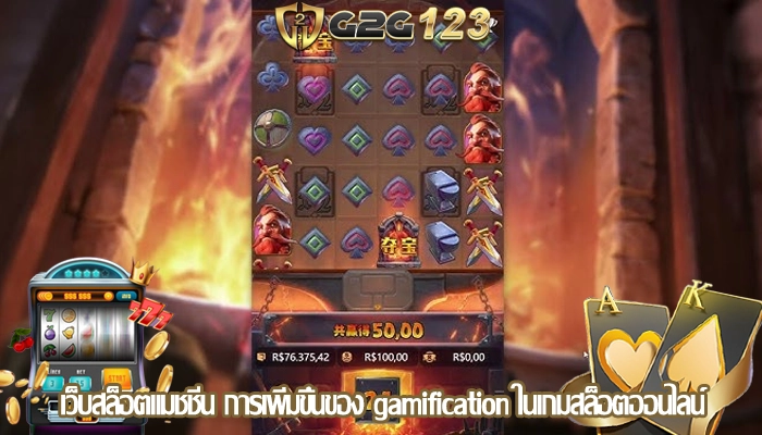 เว็บสล็อตแมชชีน การเพิ่มขึ้นของ gamification ในเกมสล็อตออนไลน์